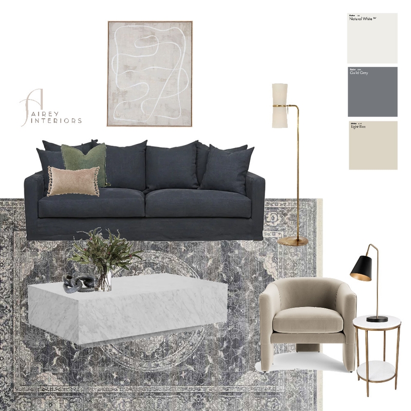 Contemporary Living Mood Board by Airey Interiors on Style Sourcebook