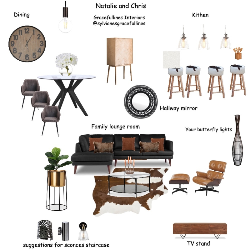 Natalie and Chris Mood Board by Graceful Lines Interiors on Style Sourcebook