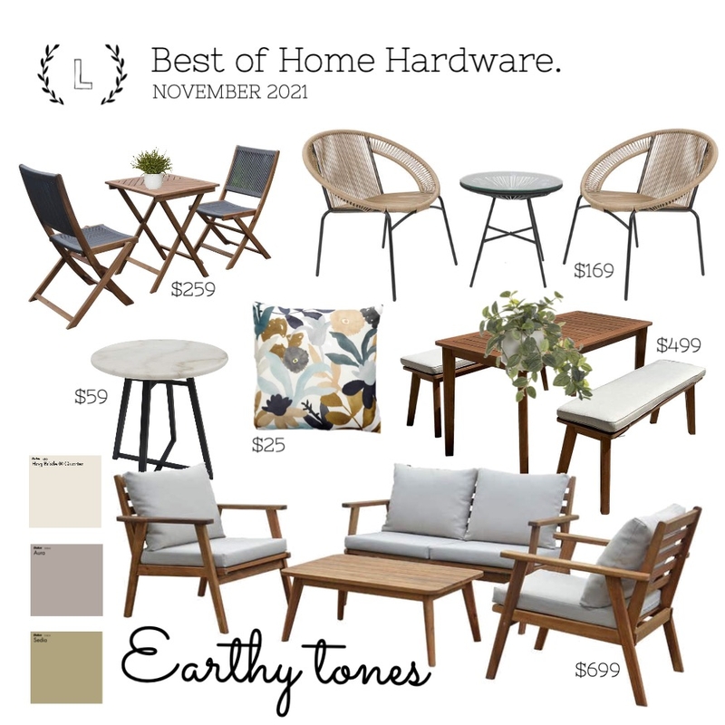 Home Hardware Mood Board by Little Gardens on Style Sourcebook