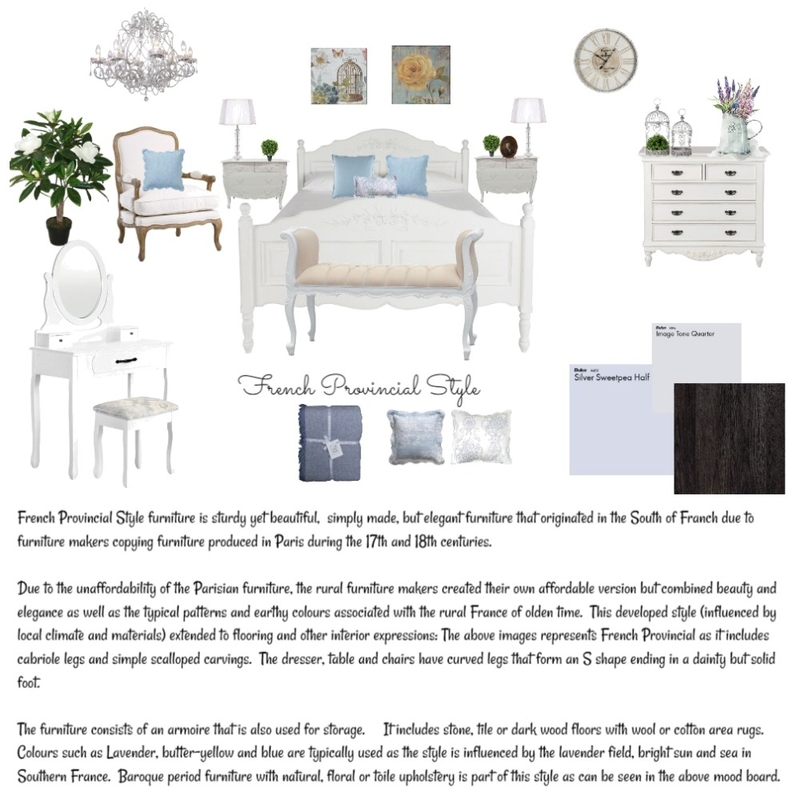 French Provincial Mood 1 Mood Board by JudyK on Style Sourcebook