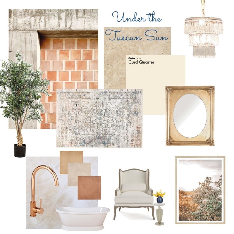 Under the Tuscan Sun Mood Board by Juliet Fieldew Interiors on Style Sourcebook