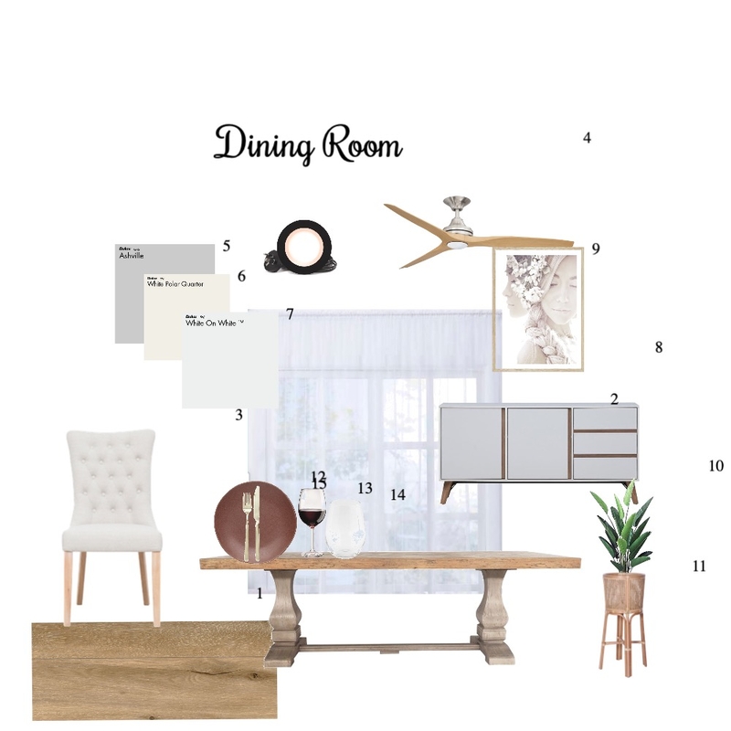 Dining Room Mood Board by Airlie Dayz Interiors + Design on Style Sourcebook