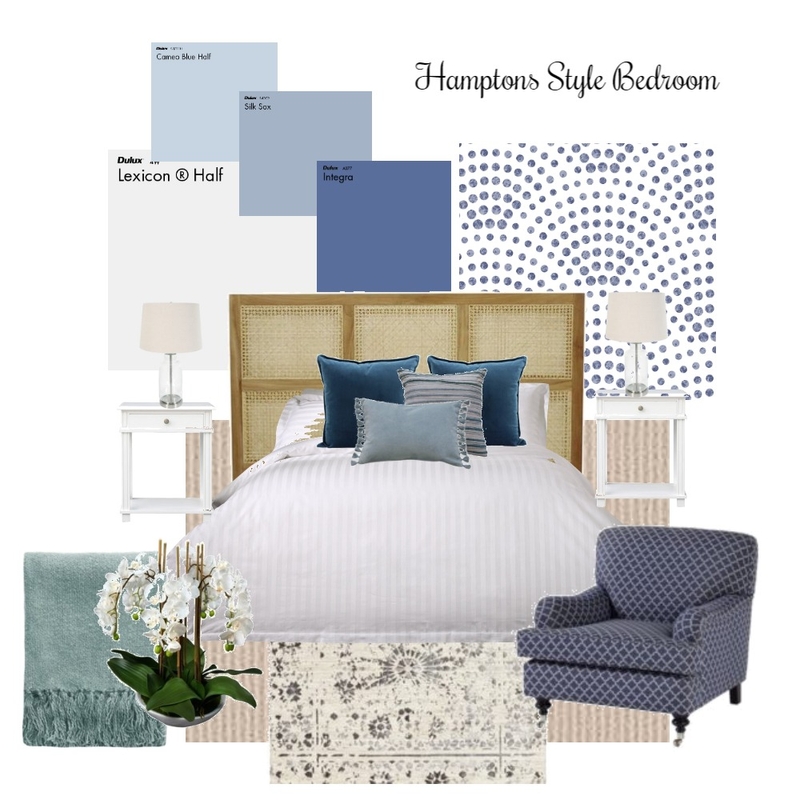 Hamptons Style Bedroom Mood Board by lizanderton on Style Sourcebook