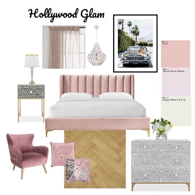 Hollywood Glam Mood Board by whytedesignstudio on Style Sourcebook