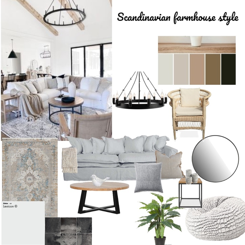 Scandinavian farmhouse Mood Board by Elizma on Style Sourcebook