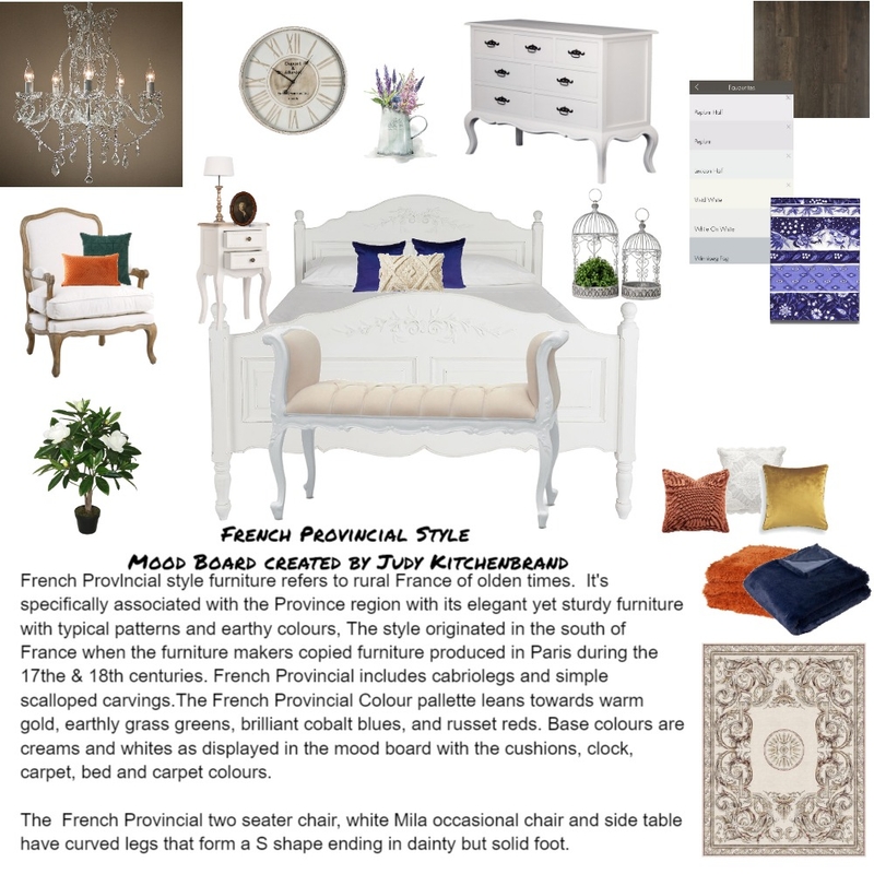 French Provincial Mood 3 Mood Board by JudyK on Style Sourcebook