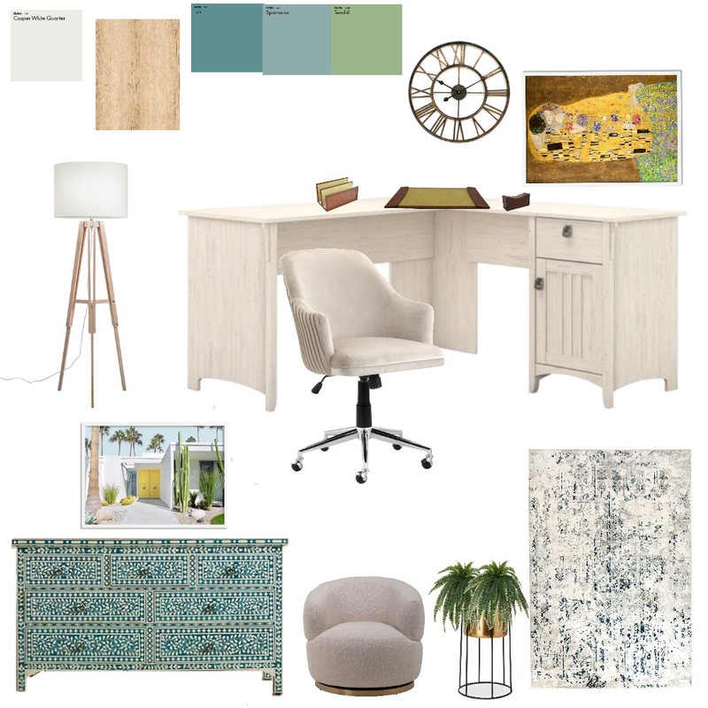 Analogous blue, blue green, green Mood Board by Decorous Design on Style Sourcebook