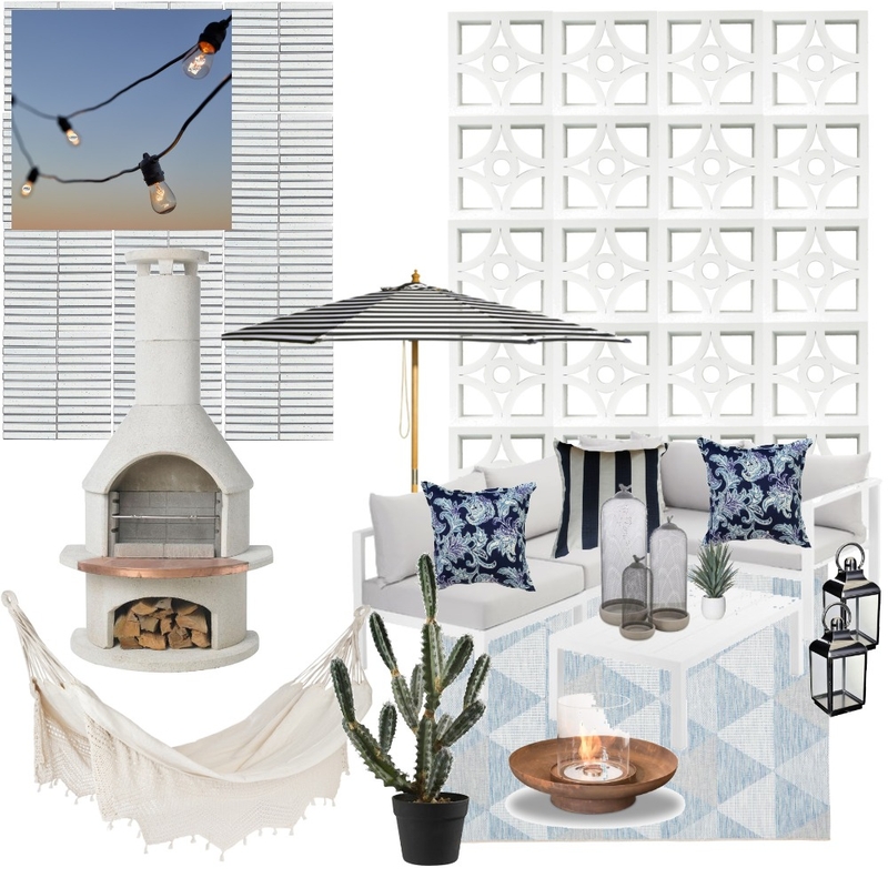 Blue Skies Mood Board by Maegan Perl Designs on Style Sourcebook