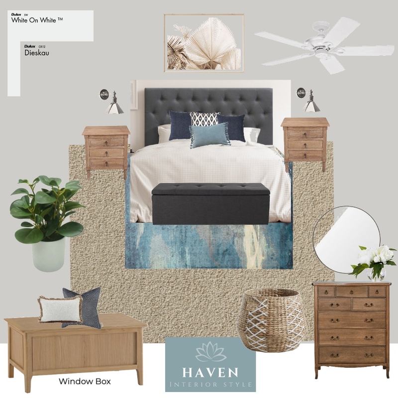 Main Bedroom_Mawson Mood Board by Haven Interior Style on Style Sourcebook