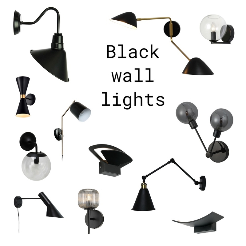 Black wall lights Mood Board by The Creative Advocate on Style Sourcebook