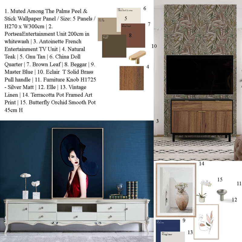 tv stand idea Mood Board by Betty Karountzou on Style Sourcebook