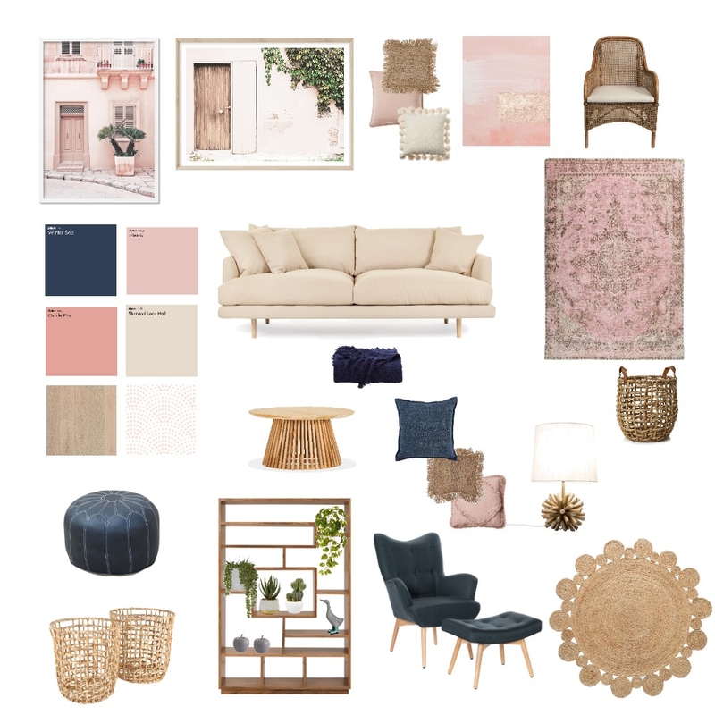 Living Room - Boho-Chic 2 Mood Board by NoaFeldman on Style Sourcebook
