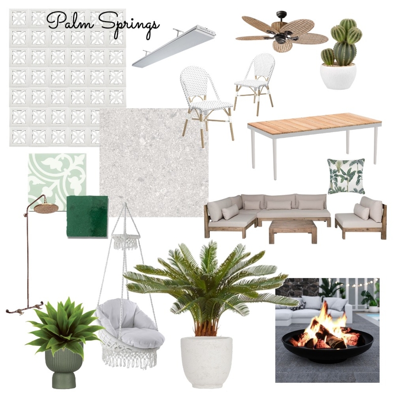 Palm Springs Landscape Mood Board by dream.design on Style Sourcebook