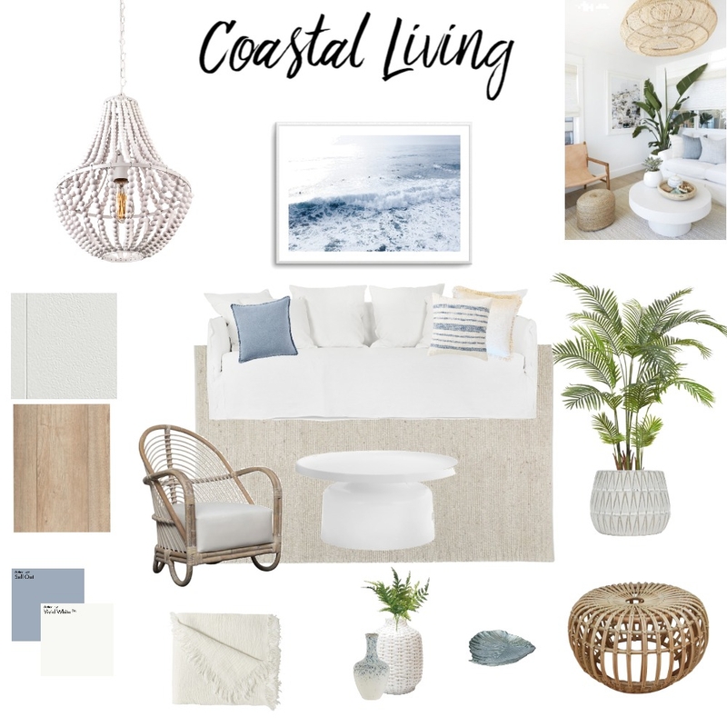 Coastal Living Mood Board by Da Roit Interiors on Style Sourcebook