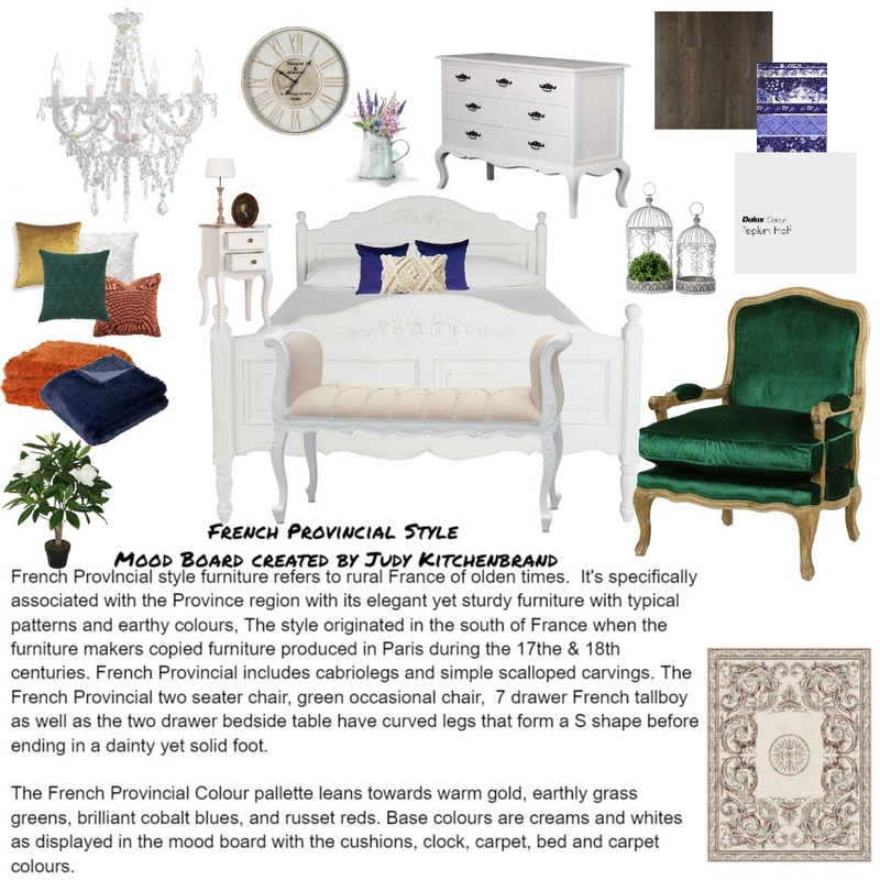 French Provincial Mood 4 Mood Board by JudyK on Style Sourcebook