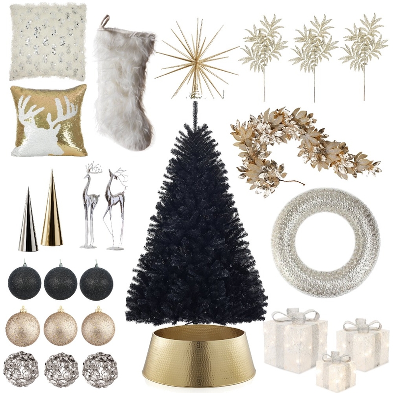 Glam Christmas Mood Board by samanthanmorris on Style Sourcebook