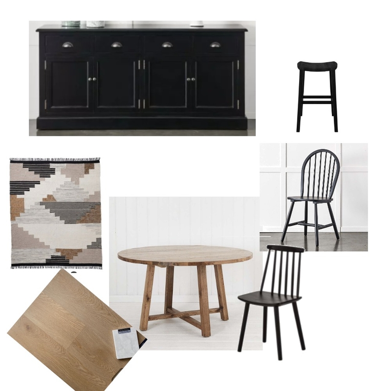Kitchen Black and Oak Mood Board by Stephsul on Style Sourcebook