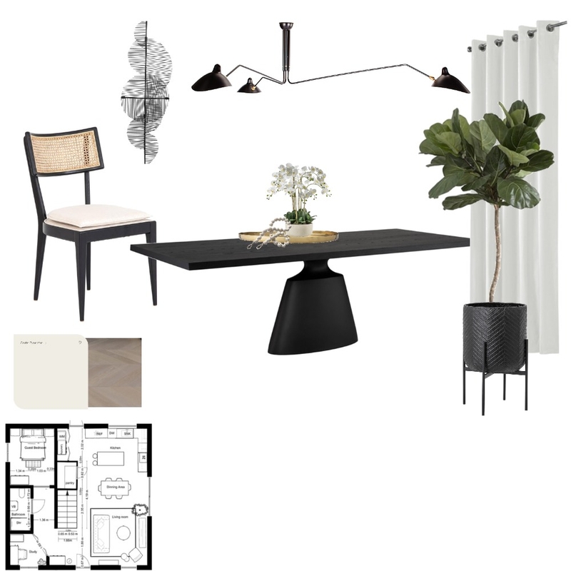 Dining Room Mood Board by eWcislo on Style Sourcebook