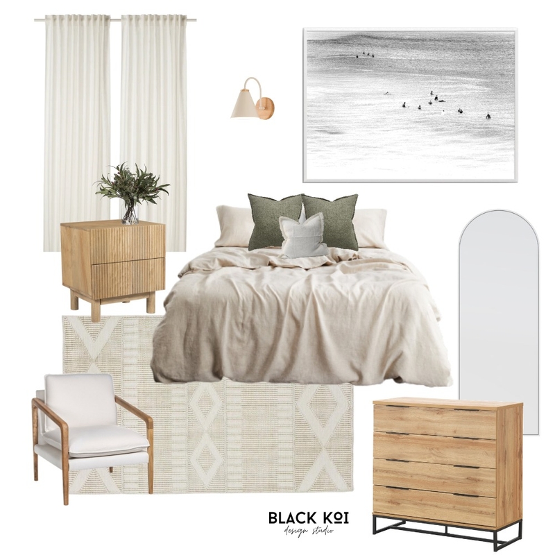 Cheryl - Master Bedroom Mood Board by Black Koi Design Studio on Style Sourcebook