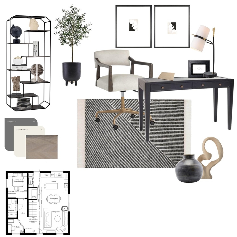 study room Mood Board by eWcislo on Style Sourcebook