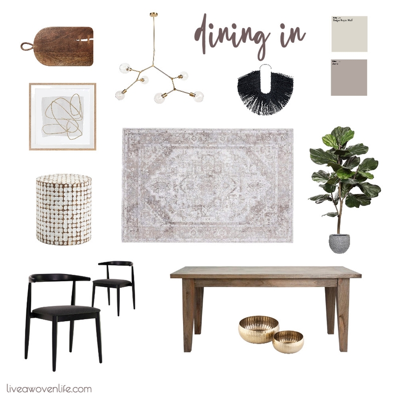 Dining In Mood Board by TL on Style Sourcebook