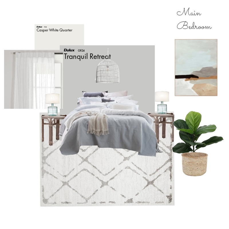 trish main bedroom Mood Board by Jazmin carstairs on Style Sourcebook