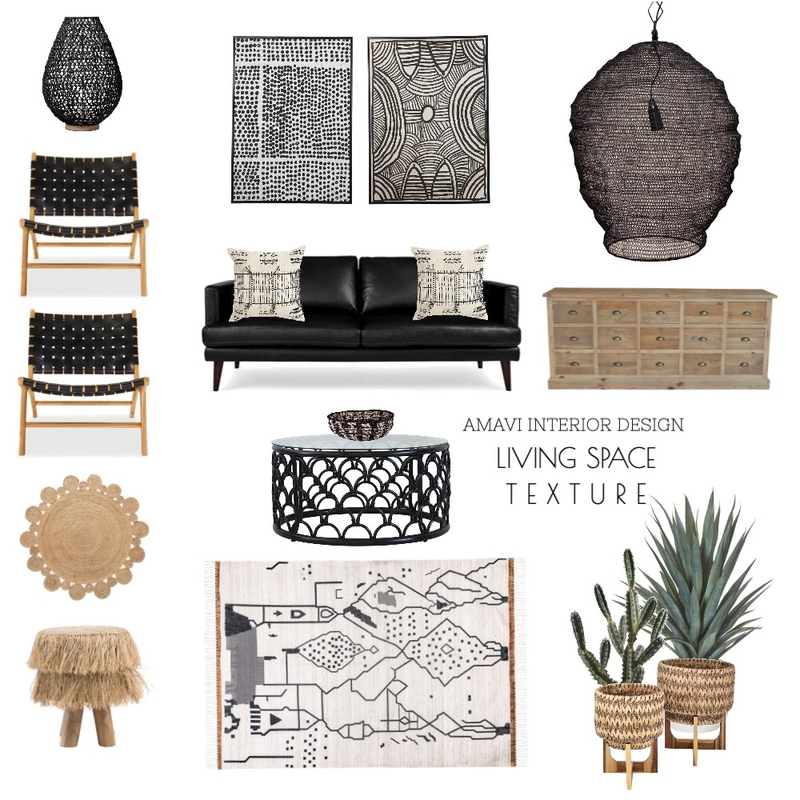 A M A V I . T E X T U R E D .  L I V I N G . S P A C E Mood Board by AMAVI INTERIOR DESIGN on Style Sourcebook