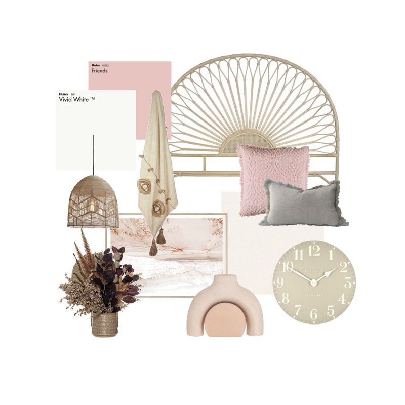 Pink and Cream Room 1 Mood Board by emmaslade on Style Sourcebook