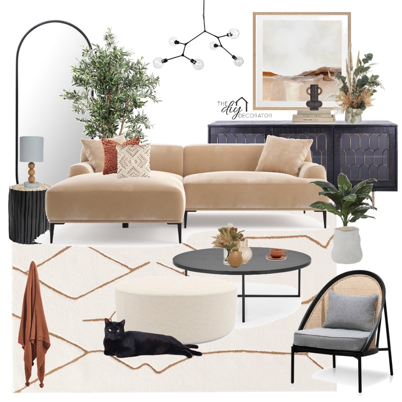 Modern living Mood Board by Thediydecorator on Style Sourcebook