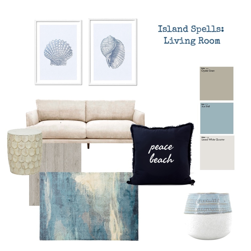 Living Room Mood Board by Island Spells Designs on Style Sourcebook