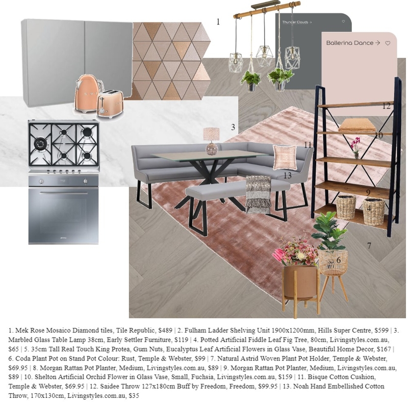 Kitchen Diner Mood Board Mood Board by Aileen Andrews Interiors on Style Sourcebook