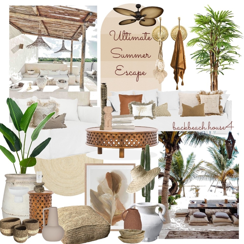 Ultimate Summer Escape Living Room (Moroccan Holiday Vibes!) Mood Board by backbeach.number4 on Style Sourcebook