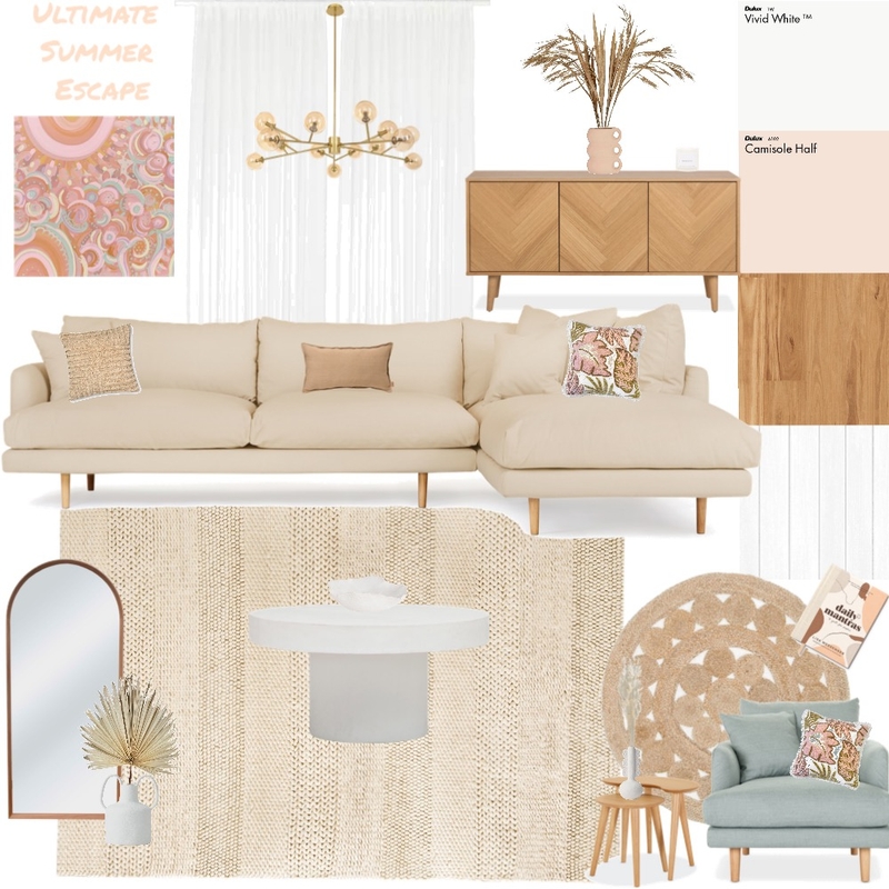 Lounge lovers escape Mood Board by shaddocklightrestoration on Style Sourcebook
