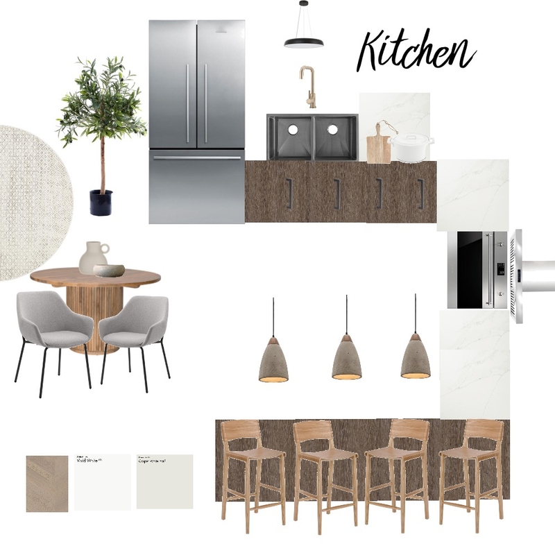 Module 9- kitchen sample Mood Board by Elevare Co on Style Sourcebook
