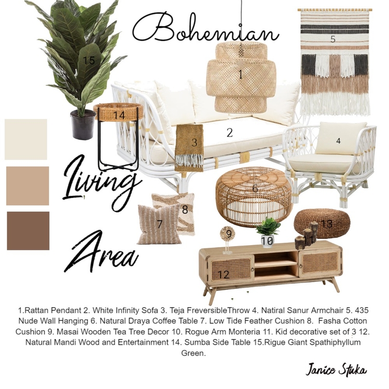 Bohemian MoodBoard Mood Board by JaniceStuka on Style Sourcebook