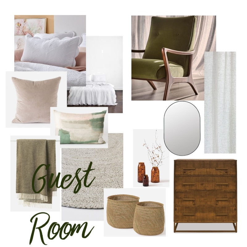 Guest Room Mood Board by Mikaylahowley on Style Sourcebook