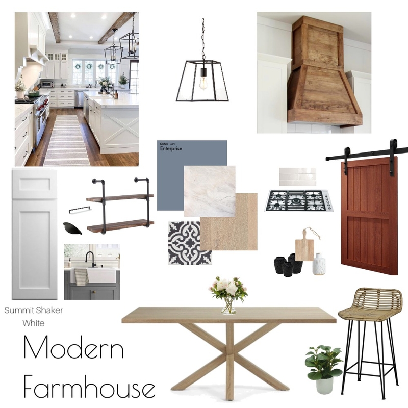 Module 3 Modern Farmhouse Mood Board by Jillianmelle on Style Sourcebook