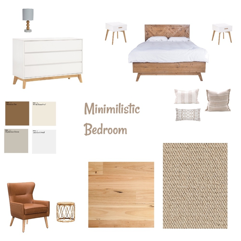 Minimalistic Bedroom Mood Board by TiaLukehart on Style Sourcebook