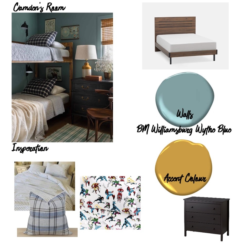 Camden's Bedroom Mood Board by Lb Interiors on Style Sourcebook