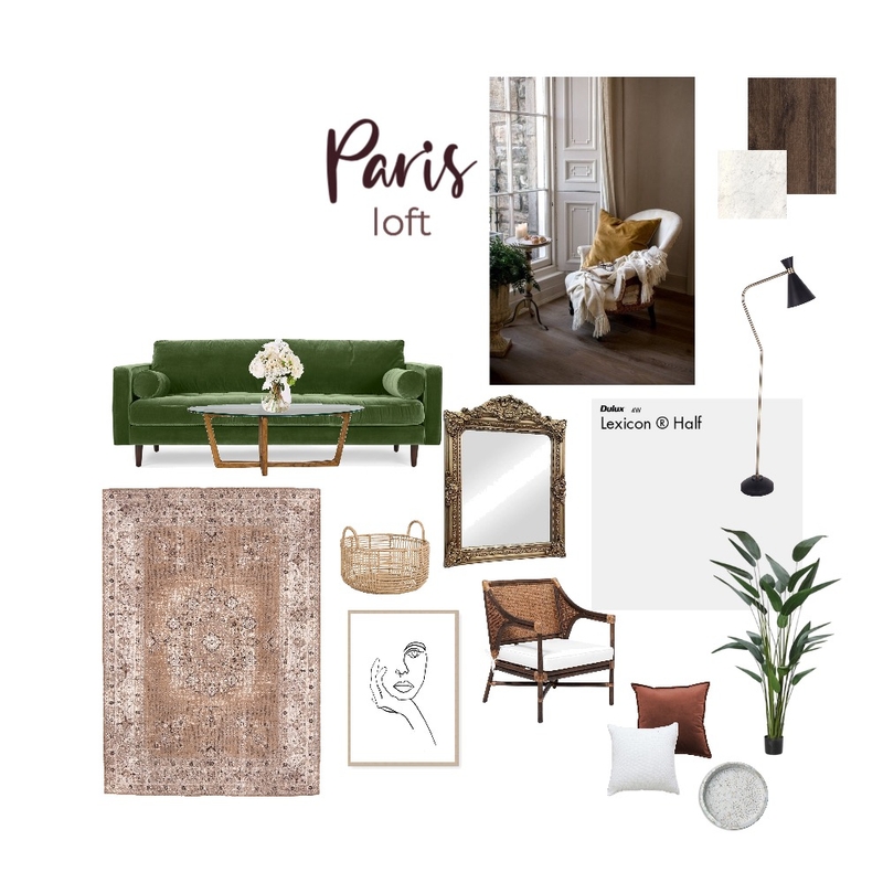 Paris Loft Mood Board by kbusch07 on Style Sourcebook