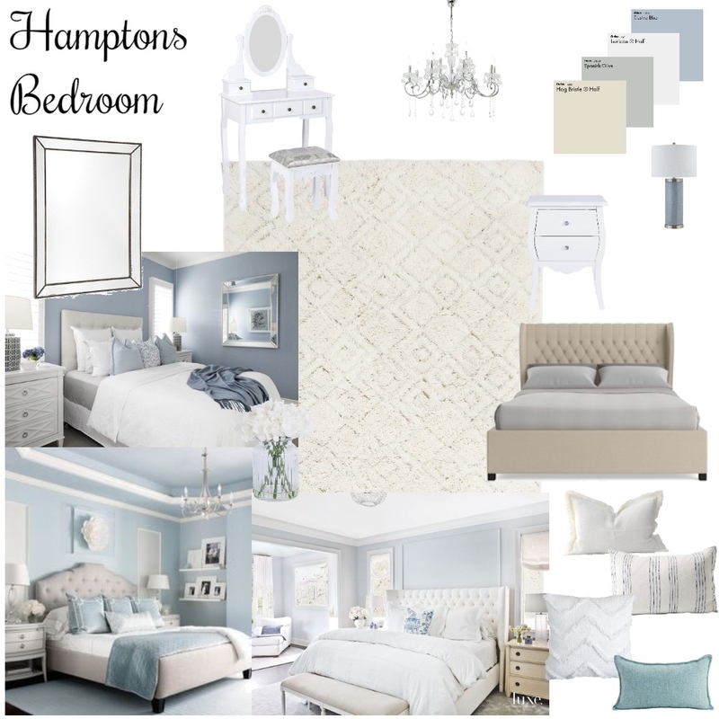 Hamptons Bedroom Mood Board by rachweaver21 on Style Sourcebook