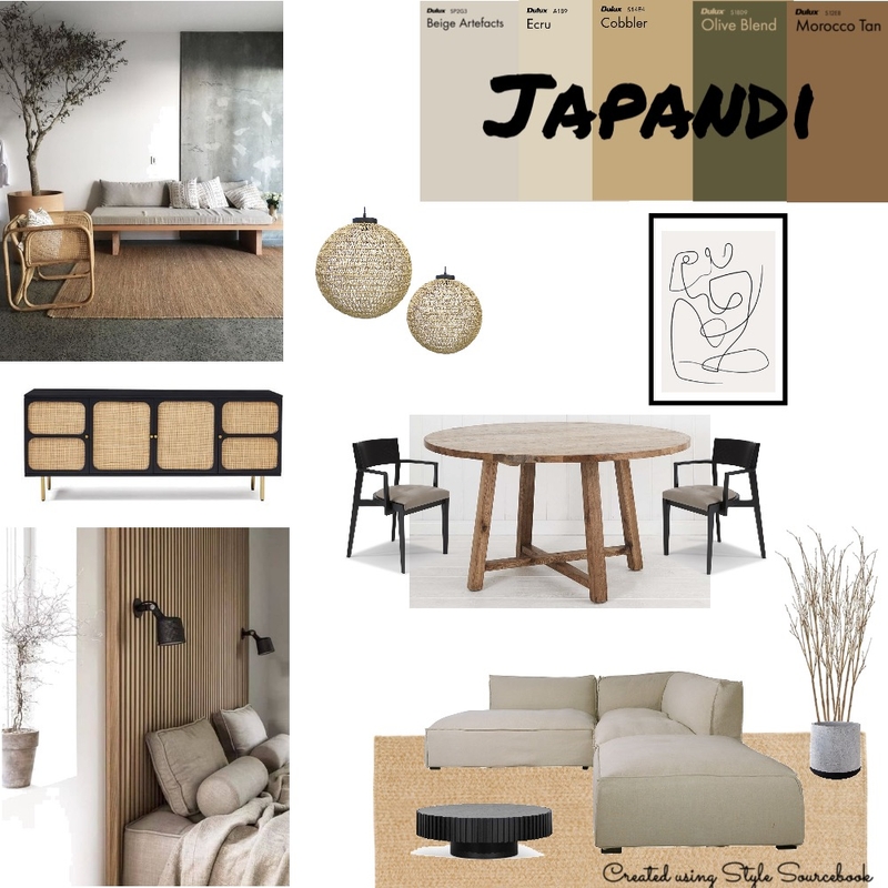 Japandi Mood Board by morganbeame on Style Sourcebook