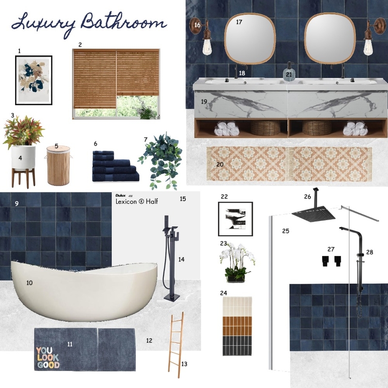 Luxury Bathroom Mood Board by pranidhi puri on Style Sourcebook