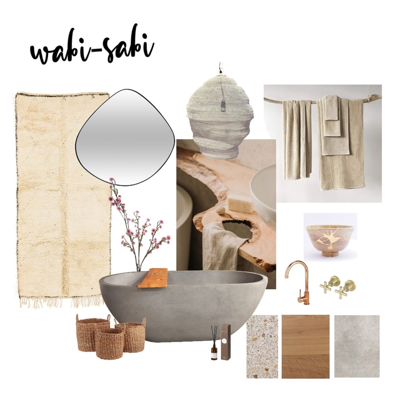 Wabi-Sabi Mood Board by stephanient on Style Sourcebook