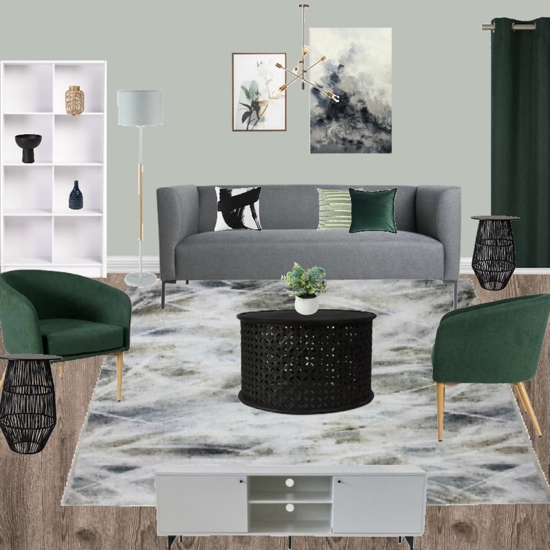 L19 - LIVING ROOM CONTEMPORARY GREEN Mood Board by Taryn on Style Sourcebook