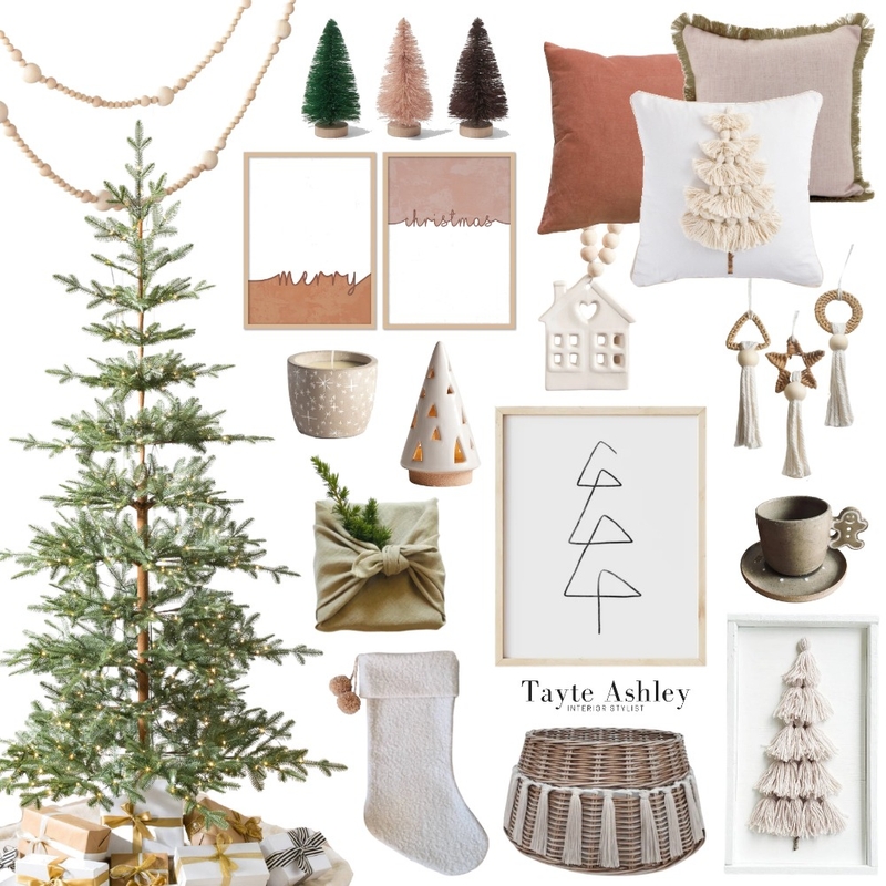 Boho Christmas Mood Board by Tayte Ashley on Style Sourcebook