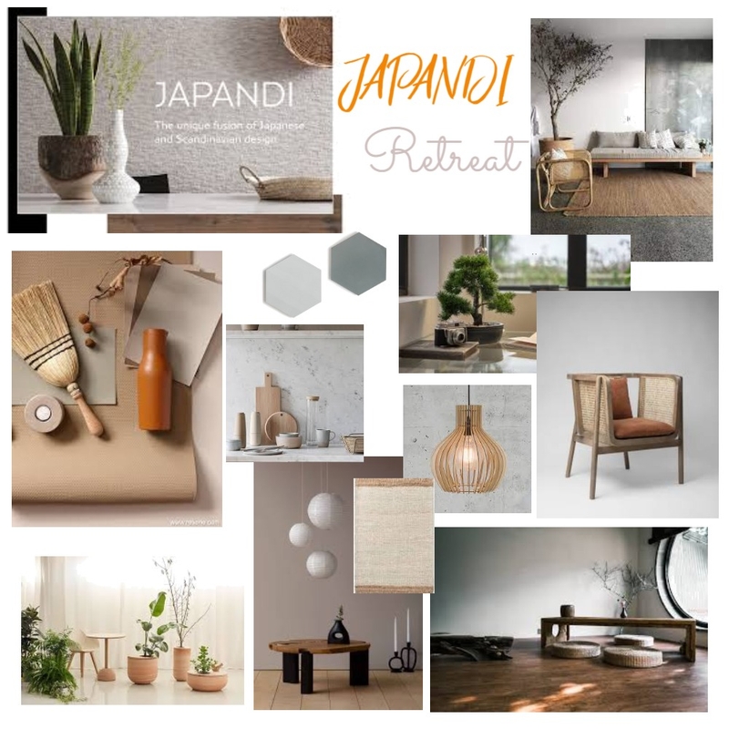 JAPANDI RETREAT Mood Board by Satnam kaur on Style Sourcebook