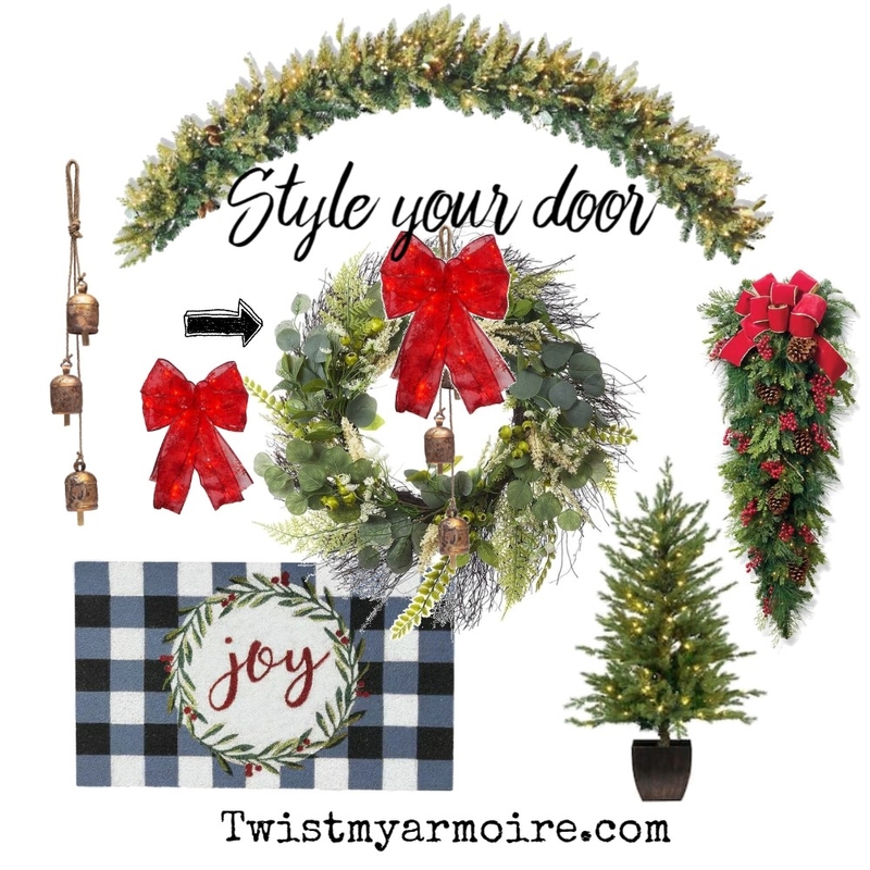 bell wreath Mood Board by Twist My Armoire on Style Sourcebook