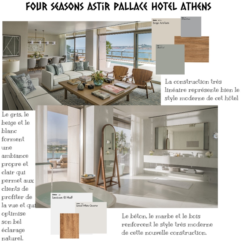 Four Seasons Astir Hotel Athens Mood Board by katrinemasson on Style Sourcebook