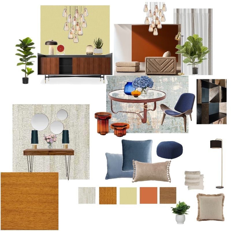 Living Room Sample Board Mood Board by Sketchen on Style Sourcebook
